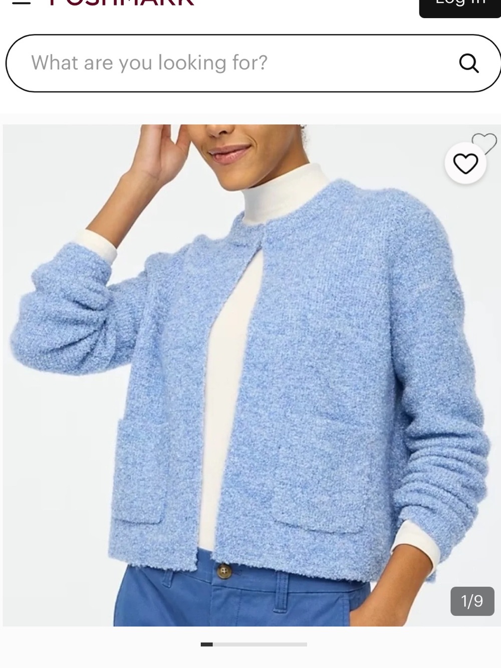 J.Crew Factory Cotton-Blend Bouclé Cardigan Sweater